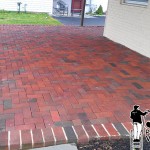 Brick Patio After Power Washing