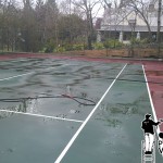 Philadelphia Tennis Courts Powerwashing