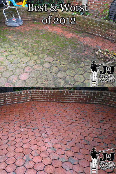 Pressure Washing Before and After