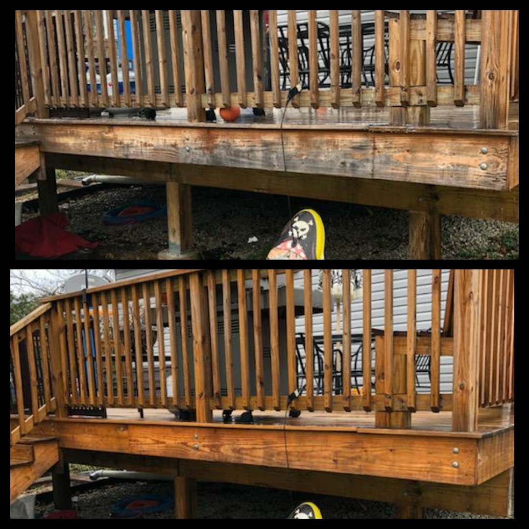 DIY Pressure Wash a Wood Deck J&J Power Wash